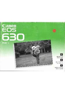 Canon EOS 630 manual. Camera Instructions.